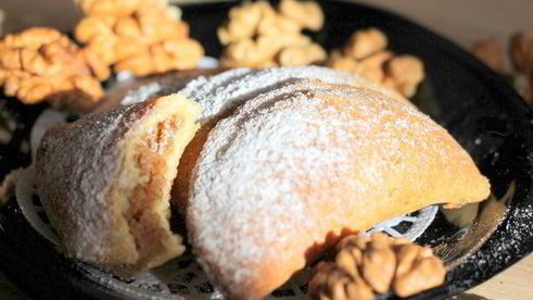печенье равиоли с ореховой начинкой
