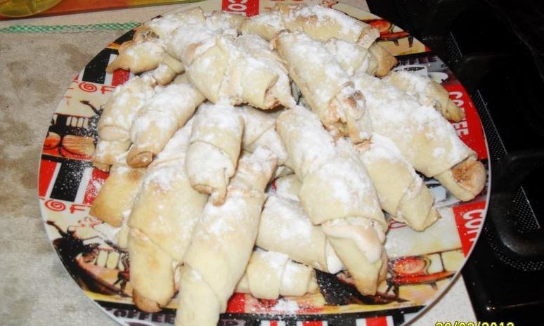 Рецепт печенья рожки на сметане