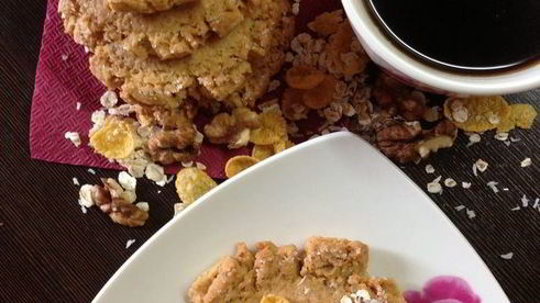 печенье с кукурузными хлопьями вкусный микс