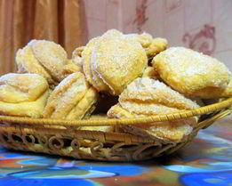 Печенье творожные треугольники