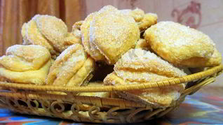 Печенье творожные треугольники