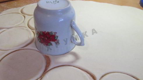 печенье творожные треугольники