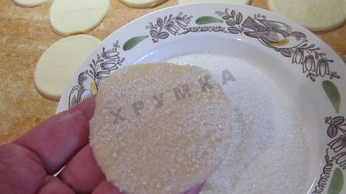 печенье творожные треугольники