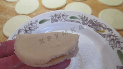 печенье творожные треугольники