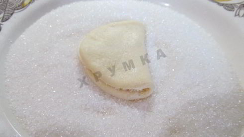 печенье творожные треугольники