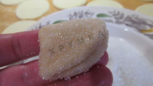 печенье творожные треугольники