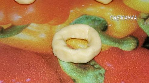 печенье ванильные колечки