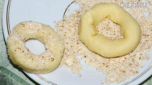 печенье ванильные колечки