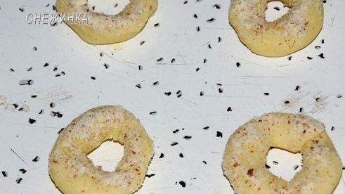 печенье ванильные колечки