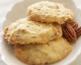 Песочное печенье с орехами пекан