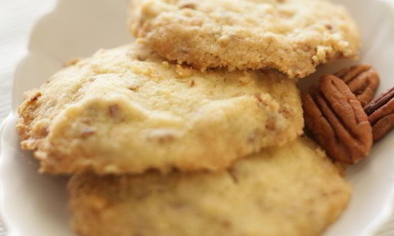 Рецепт песочного печенья с орехами пекан