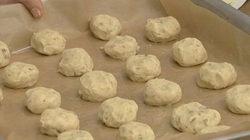 песочное печенье с орехами пекан