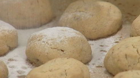 песочное печенье с орехами пекан