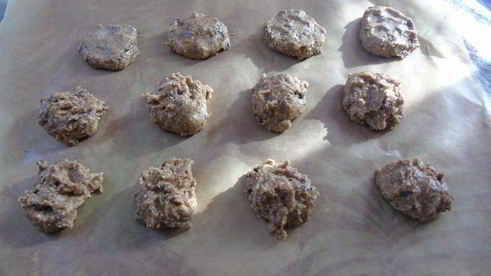 постное овсяное печенье с черносливом