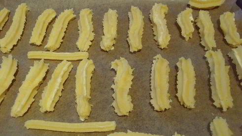 рождественское печенье апельсиновые языки