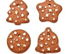 Рождественское шоколадное печенье