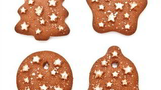 Рождественское шоколадное печенье