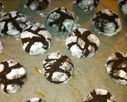 Шоколадно-кофейное печенье к Новому году