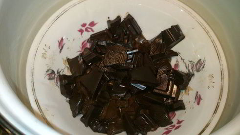 шоколадно-кофейное печенье к новому году