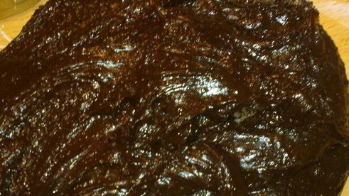 шоколадно-кофейное печенье к новому году