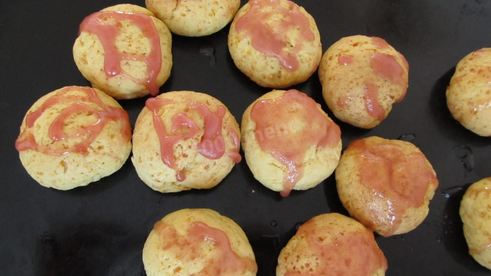 творожно апельсиновое печенье с глазурью