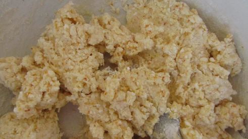 творожно апельсиновое печенье с глазурью