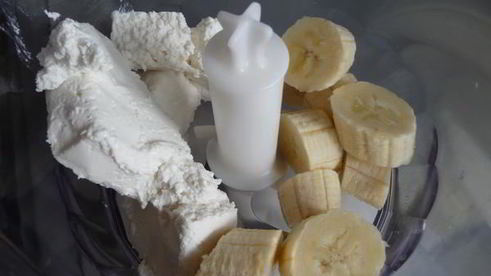 творожно-банановое диетическое печенье