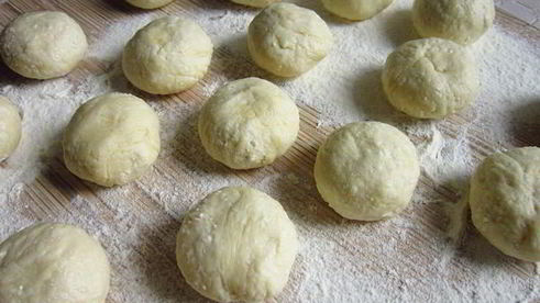 творожное печенье с клубникой