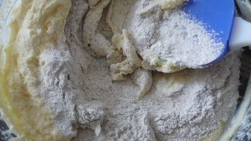 творожное печенье с вишней и шоколадом