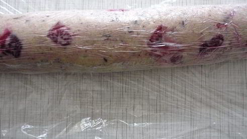 творожное печенье с вишней и шоколадом