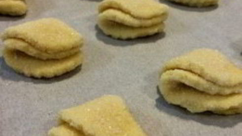 творожные ушки печенье