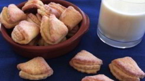 творожные ушки печенье