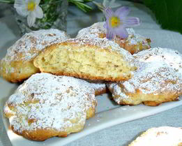 Яблочное печенье с яблоками