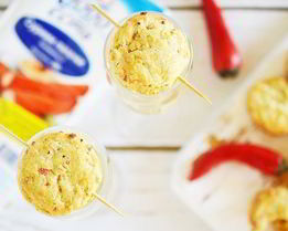 Закусочное печенье с перцем и крабовыми палочками