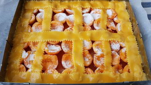 абрикосовый пирог на песочном тесте