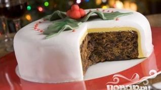 Английский рождественский пирог с коньяком