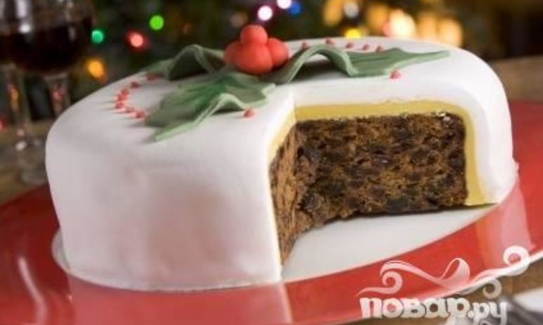 Рецепт английского рождественского пирога с коньяком