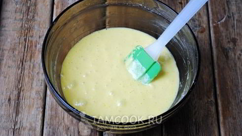 бисквитный пирог с черникой