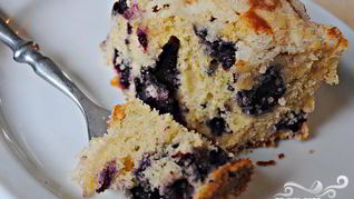 Черничный пирог с мускатом