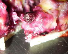 Фруктово-ягодный песочный пирог