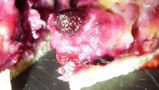 Фруктово-ягодный песочный пирог