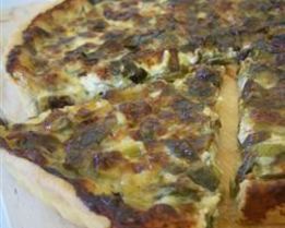 Киш из лука-порея