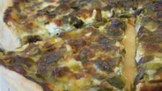 Киш из лука-порея