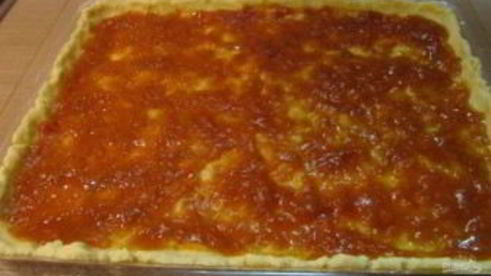 кудрявый пирог с вареньем