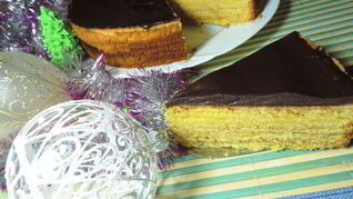 Немецкий рождественский торт-пирог Баумкухенторте