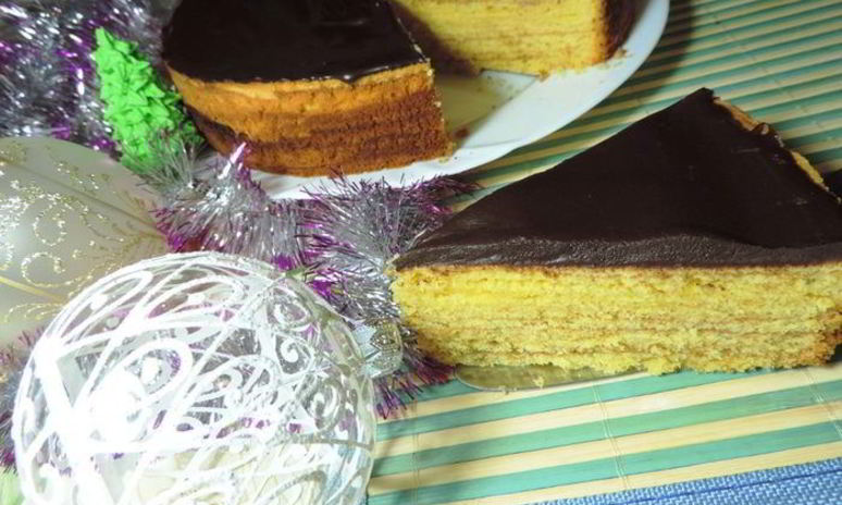 Рецепт немецкого рождественского торта-пирога баумкухенторте