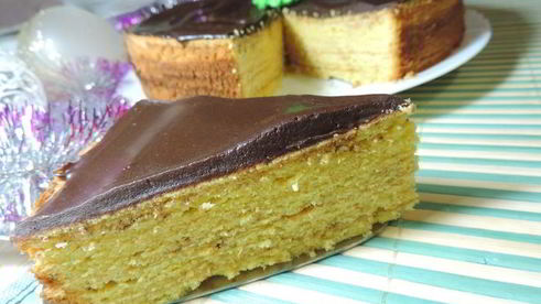 немецкий рождественский торт-пирог баумкухенторте