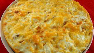 Пирог из лаваша с сыром