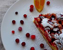 Пирог Клафути с вишней