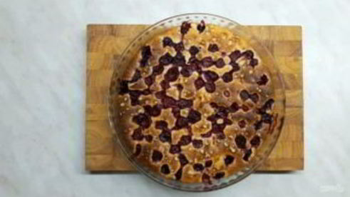 пирог клафути с вишней